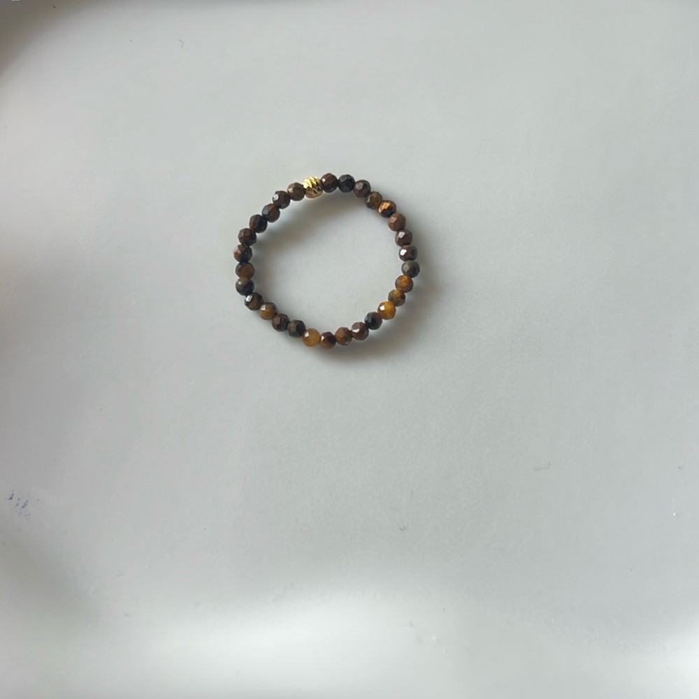 Tiger eye ring s925 $10